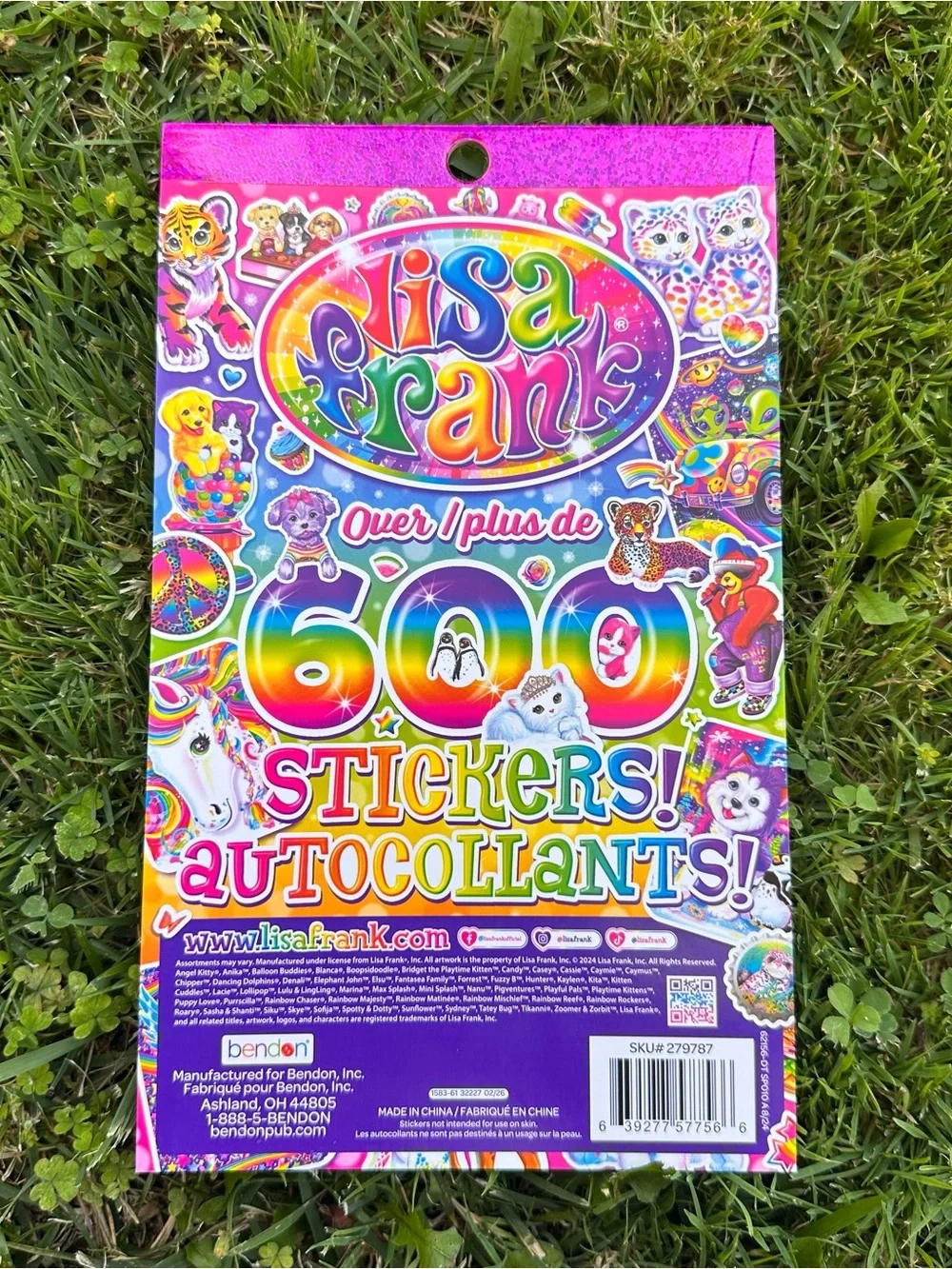 Lisa Frank 600+ autocollants Rainbow Sticker Pack